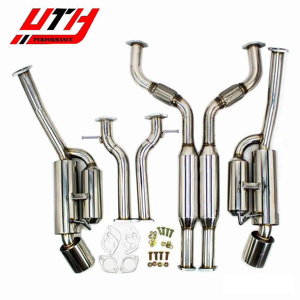 Rev9 Catback Exhaust 4.5" Stainless Dual Tip + Y pipe for Nissan 370z Z34 09-19