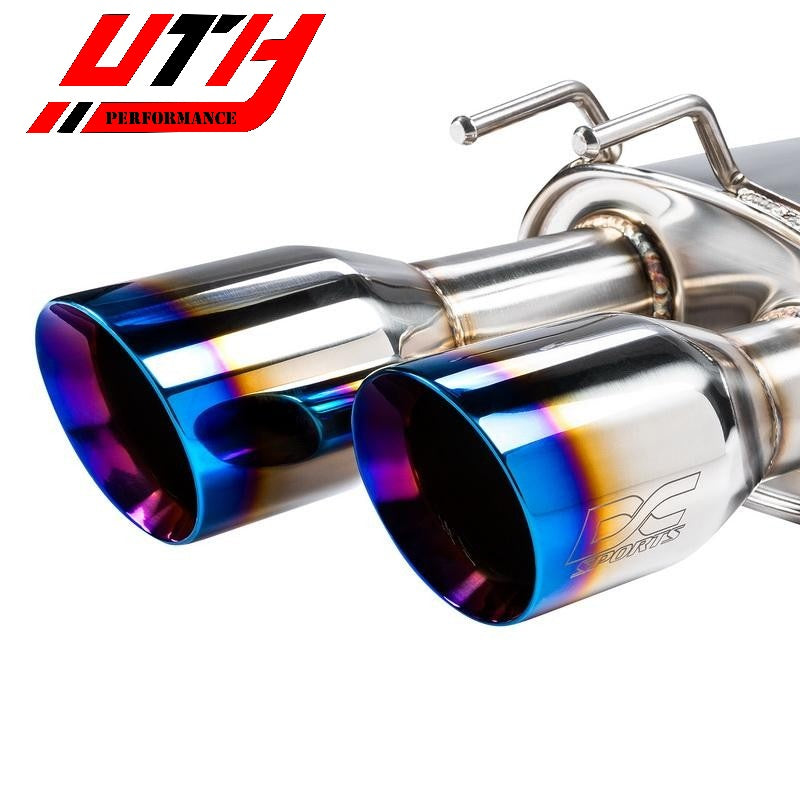 DC SPORTS DCS CATBACK EXHAUST BURNT TIPS for HONDA ACCORD 1.5/2.0L 18-21