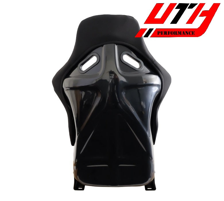 NRG FRP-300BK Fixed Position Bucket Racing Seat w/Bottom Mount (Black)