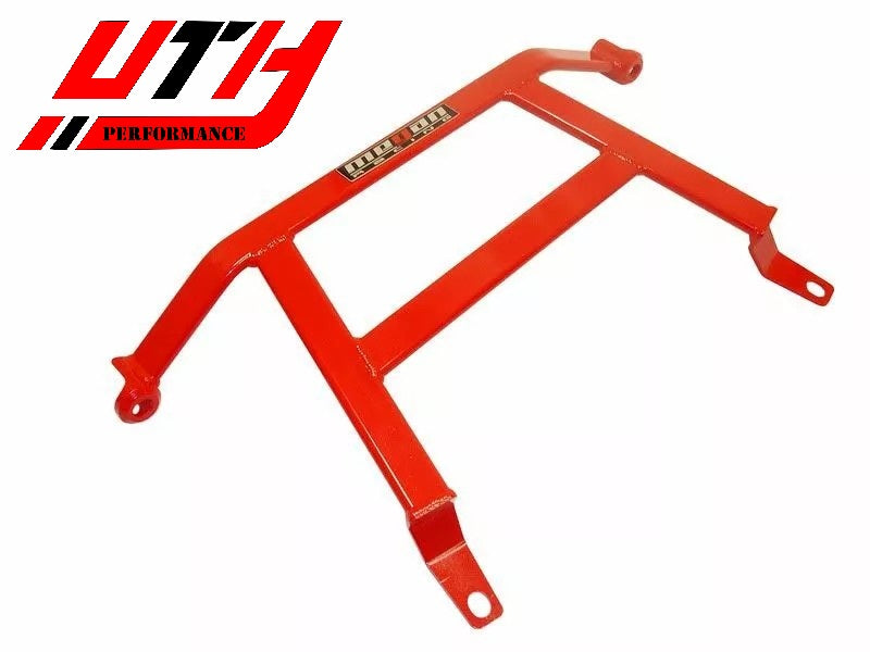 Megan Racing Front Lower H Brace Bar *Red* for Integra 94-01, Civic 92-00