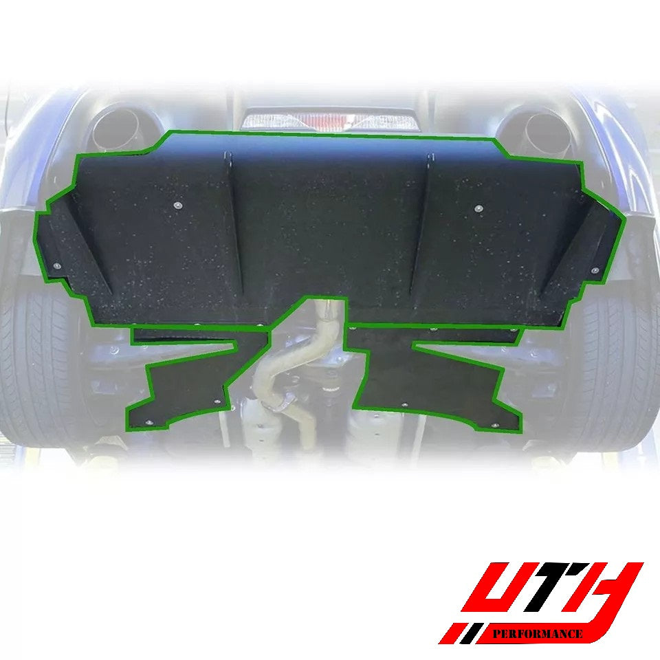 Rev9 Aluminum Rear Diffuser Set 4 fins for FR-S FRS BRZ Toyota 86 13-20