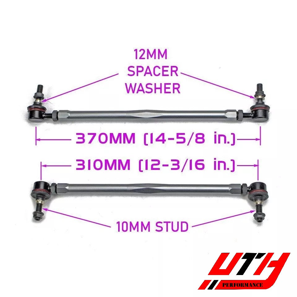 Godspeed Front Swaybar Sway Bar Link Adjustable for Civic 16-21, Insight 19-21