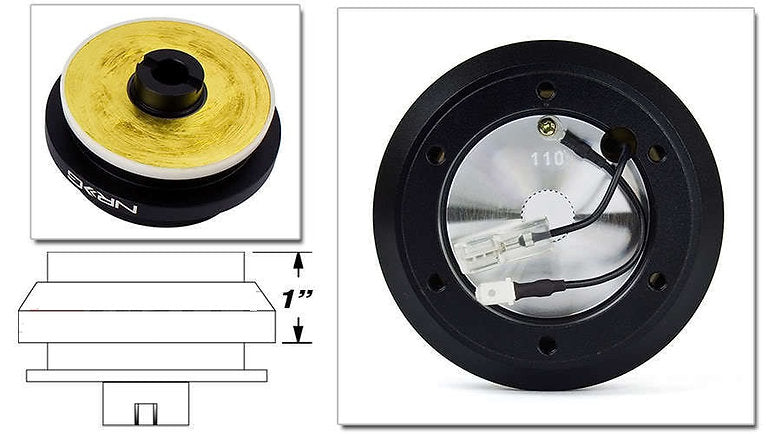 NRG Steering Wheel Short Hub Adapter Civic 92-95 EG Integra 94-01 SRK-110H