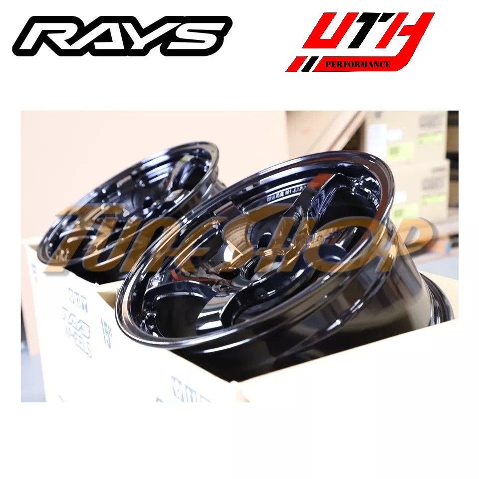 RAYS GRAMLIGHTS 57CR 15x8 4x100 +28 CIVIC FIT INTEGRA MIATA MX5 WHEEL RIM G.BLACK