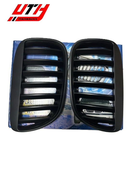 Grille For BMW X5 E53 04-06 Matte Black Front Radiator Hood Kidney Sport Grills