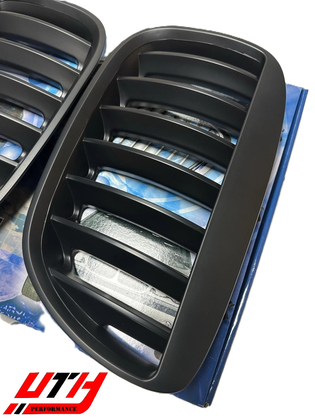 Grille For BMW X5 E53 04-06 Matte Black Front Radiator Hood Kidney Sport Grills