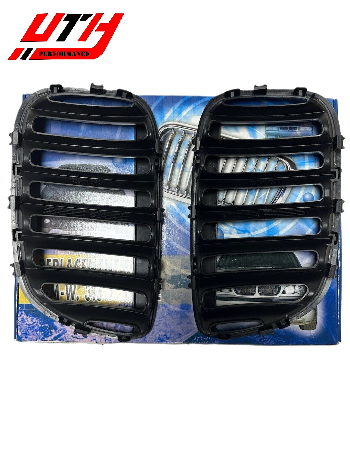 Grille For BMW X5 E53 04-06 Matte Black Front Radiator Hood Kidney Sport Grills