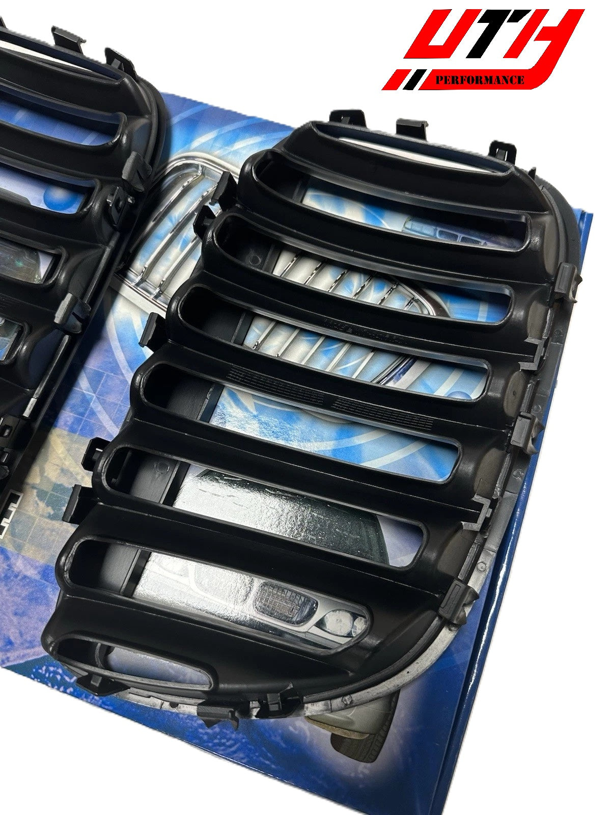 Grille For BMW X5 E53 04-06 Matte Black Front Radiator Hood Kidney Sport Grills