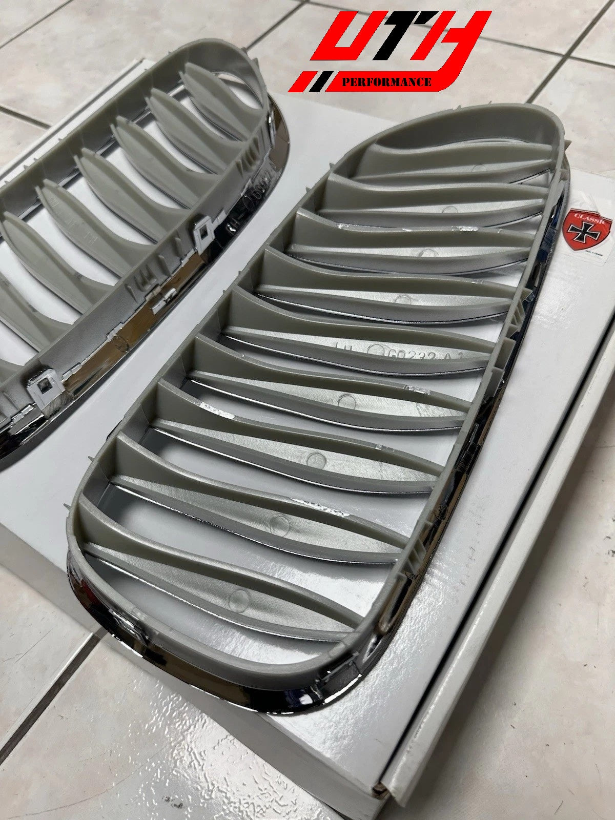 Chrome Silver Front Bumper Kidney Grille Grill For BMW Z4 E85 E86 2-Door 03-08