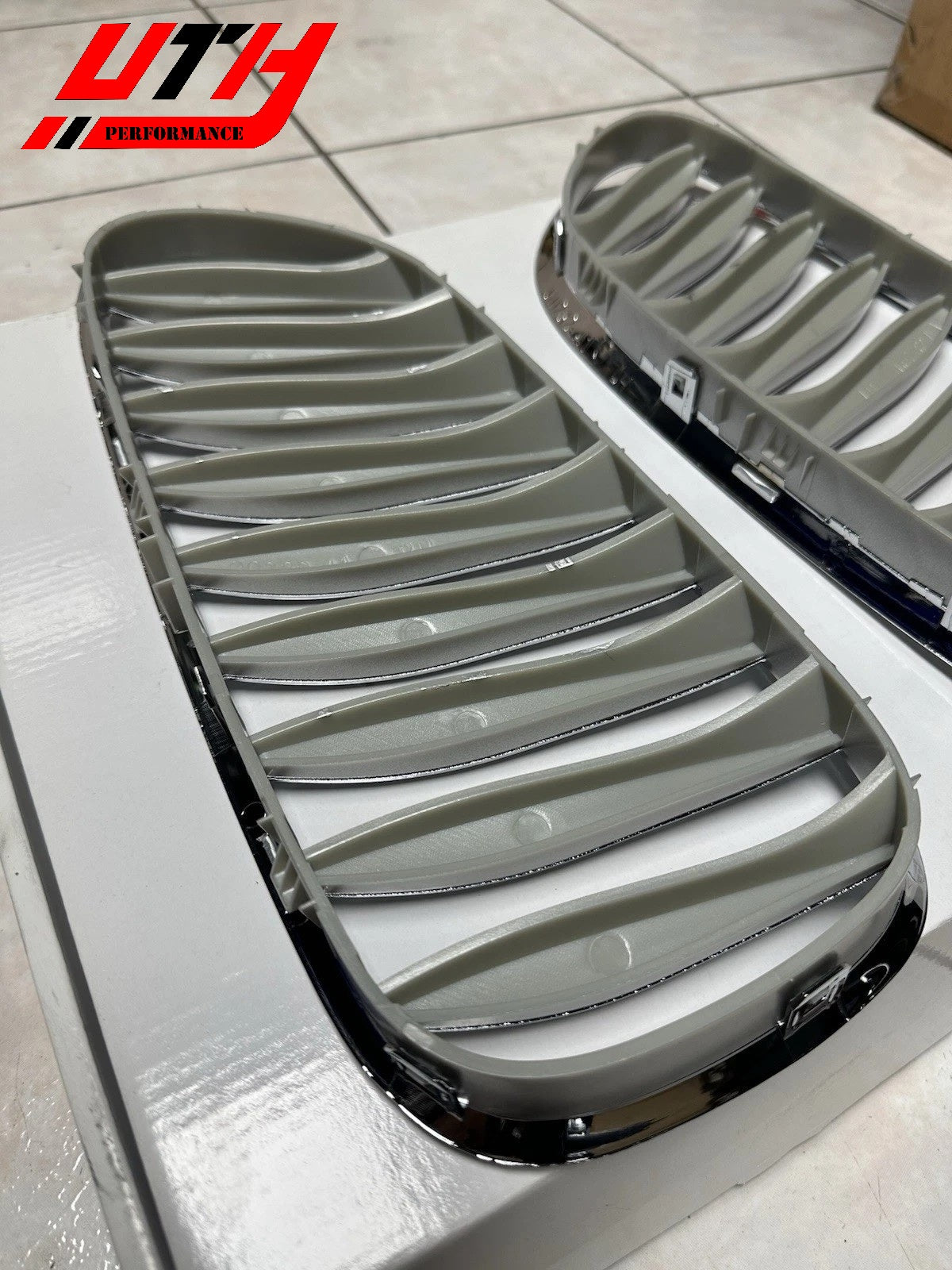 Chrome Silver Front Bumper Kidney Grille Grill For BMW Z4 E85 E86 2-Door 03-08