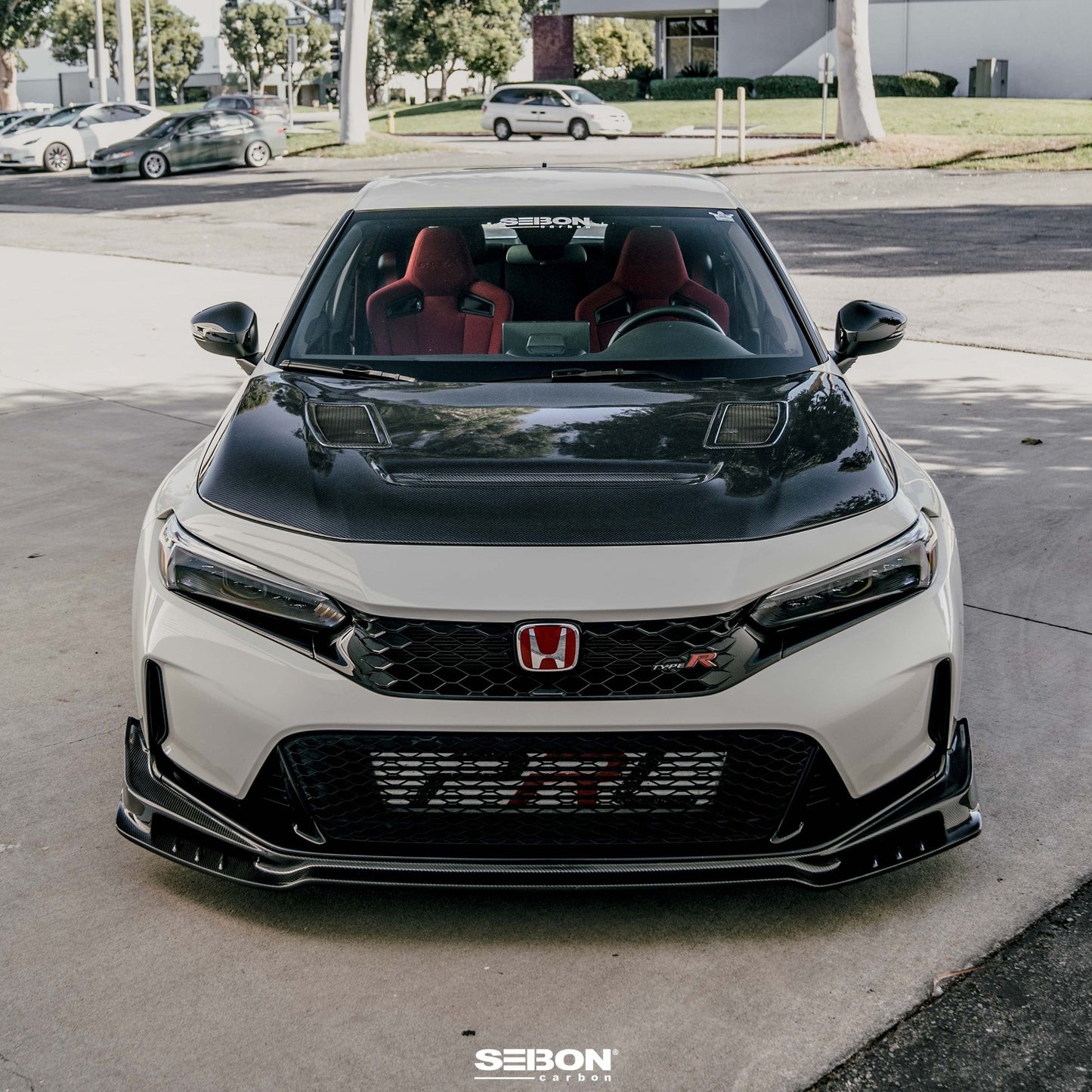 Seibon GT Style Double Sided Carbon Fiber Hood - 23-24 Civic Type-R (FL5)