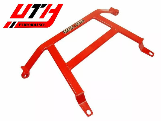 Megan Racing Front Lower H Brace Bar *Red* for Integra 94-01, Civic 92-00