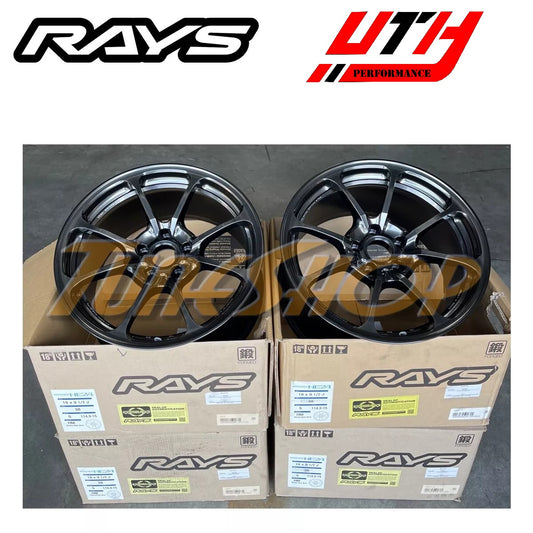 Rays VOLK RACING NE24 18x9.5 5x114 +38 FOR SUBARU WRX STI WHEEL RIM S. BLACK METAL