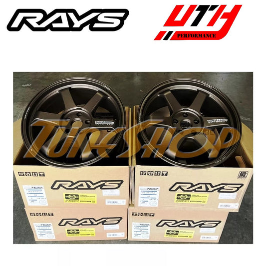 Rays VOLK RACING TE37 ULTRA M-SPEC 19x9.5 5x114 34 TESLA MODEL 3 Y P WHEELS B. BRONZE